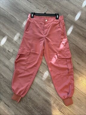 Zara Women’s Mauve Cargo Jogger Pants